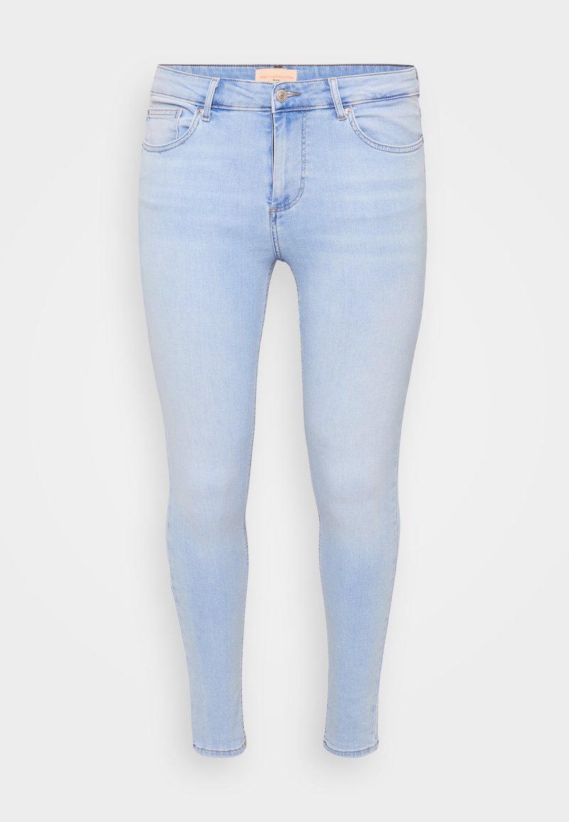 ONLY Carmakoma Jeans Skinny Fit lichtblauw denim