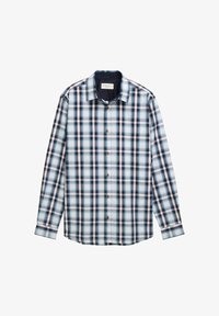 Kijelölve, white blue shades check