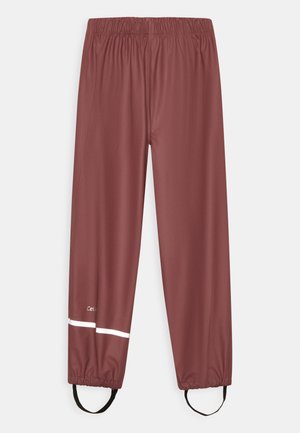 RAINWEAR PANTS SOLID UNISEX - Pantalon classique - rose brown