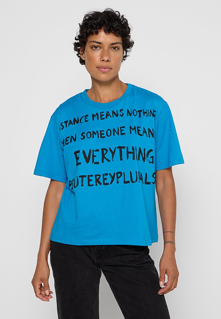 Peuterey T-shirt print blauw