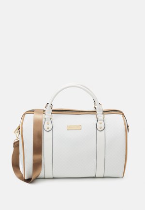 CLEAN MONOGRAM BARREL - Weekend bag - white