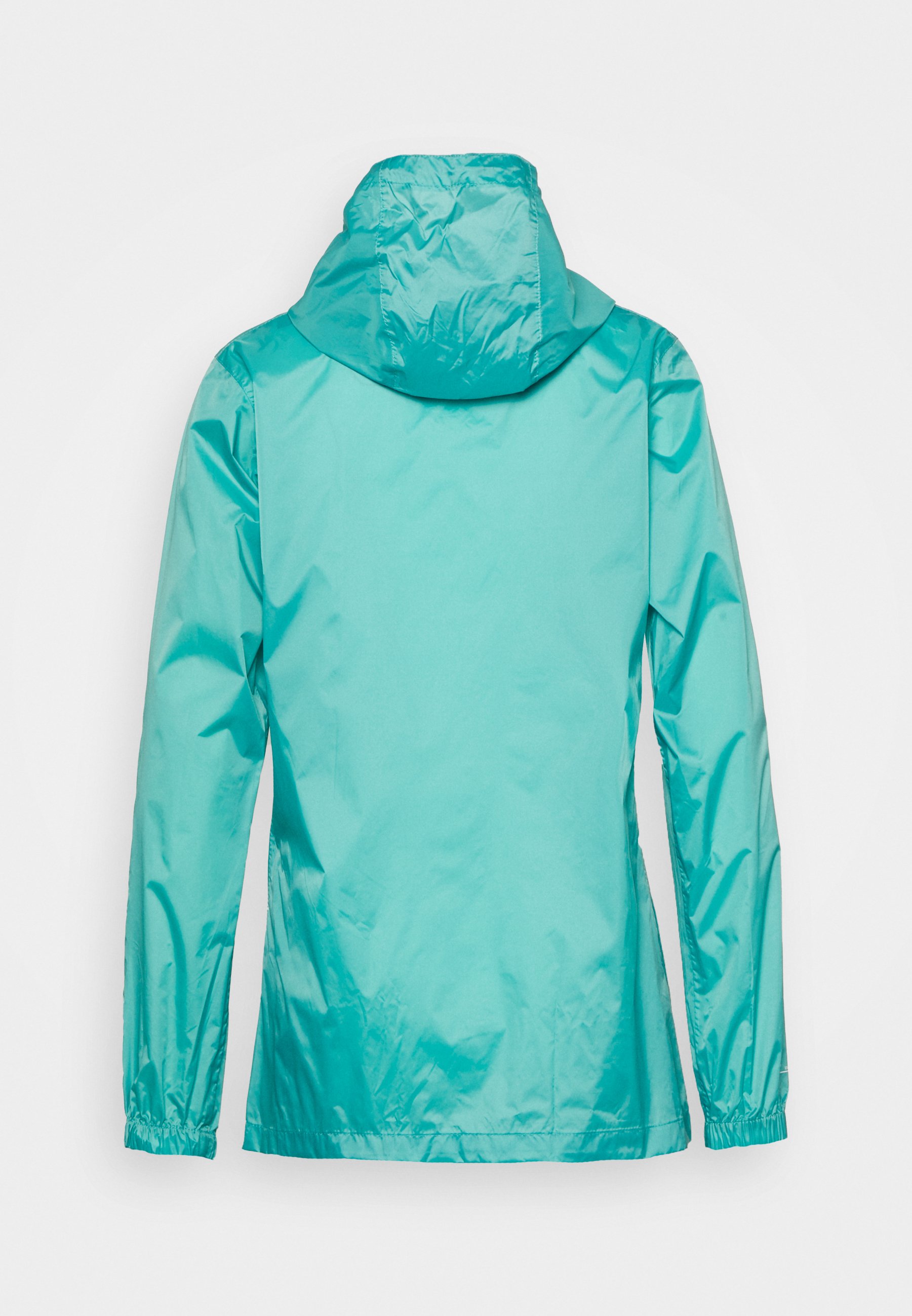 turquoise waterproof jacket