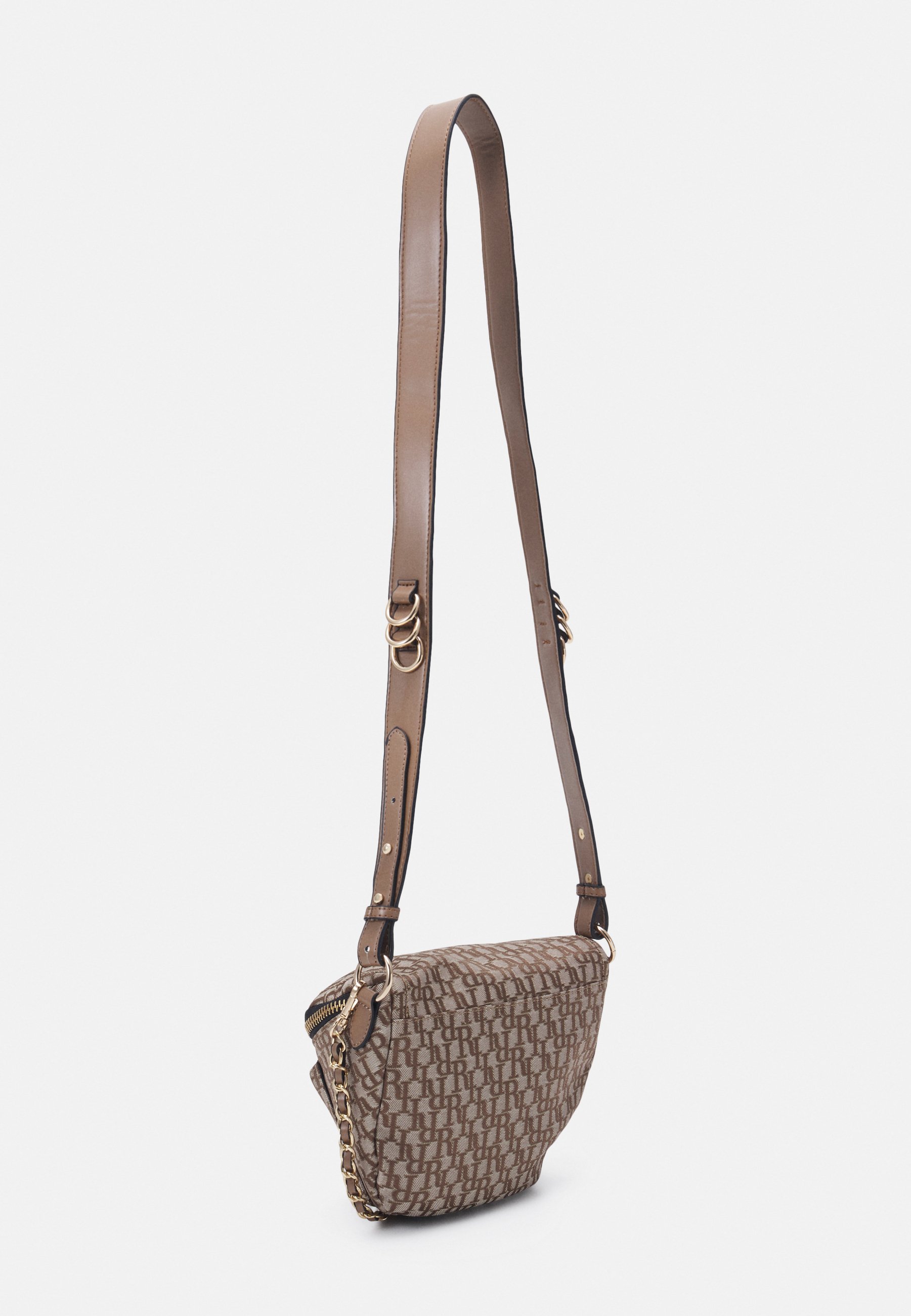 brown monogram river island bolsa