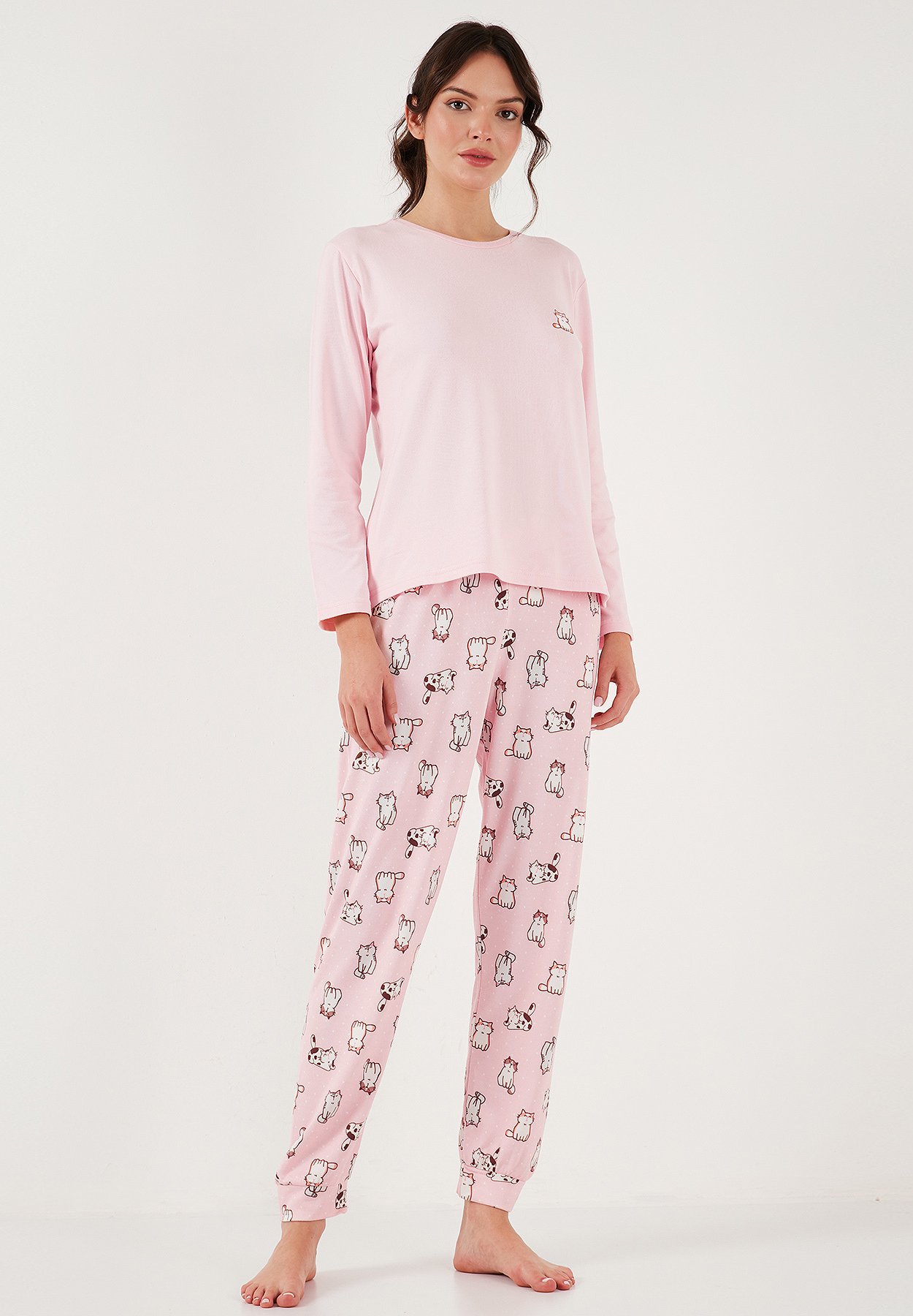 LELA SET REGULAR FIT - Pyjama set - light pink - Zalando