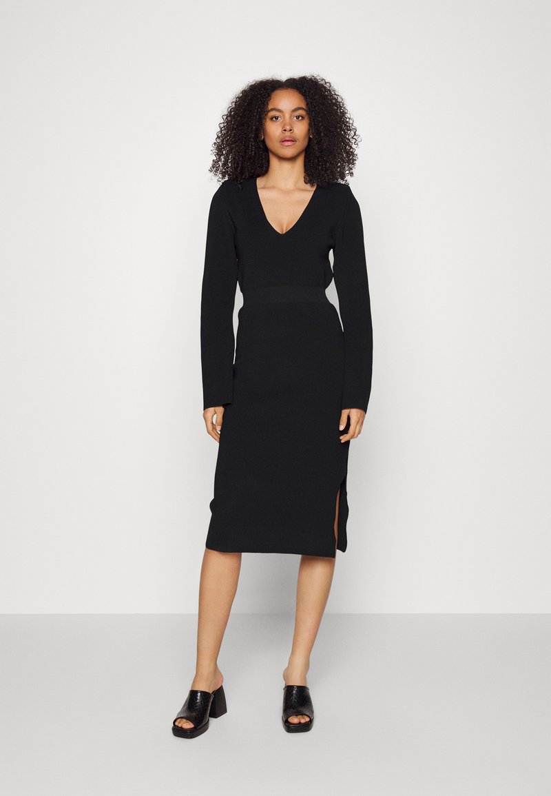 Gina Tricot Tall ANJA DRESS Robe pull black/noir ZALANDO.BE