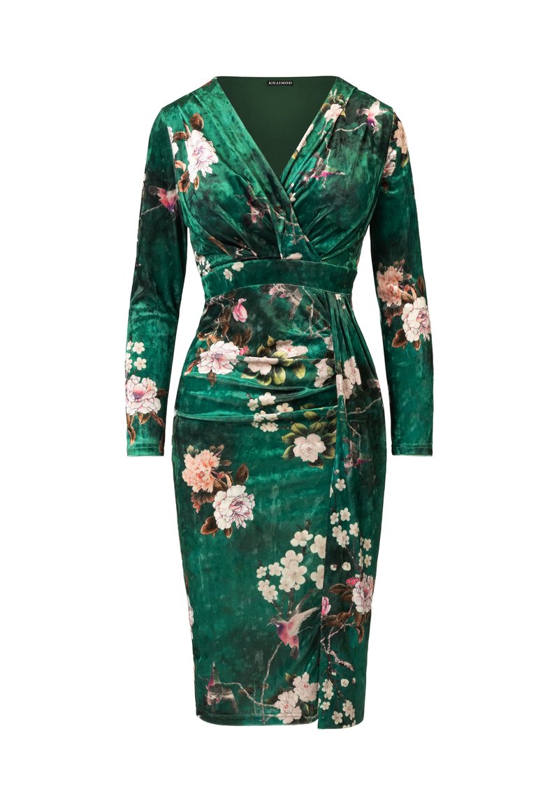 Kraimod Shift dress - grn weiss/green - Zalando