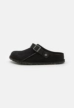 OZABI CHARENTAISE Pantofole Unisex PREMIUM ZH22625 - Fodera In Pile, Suola Rigida, Lavabili, Nero, 39 EU