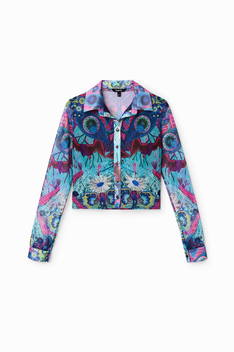 Desigual Overhemdblouse blauw