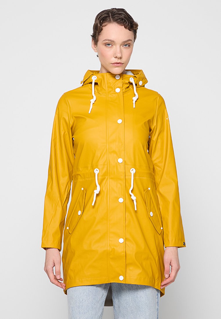 dreimaster Regenjas mosterdgeel