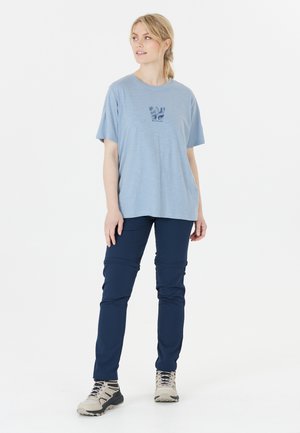 KURZARM - T-shirt imprimé - dusty blue