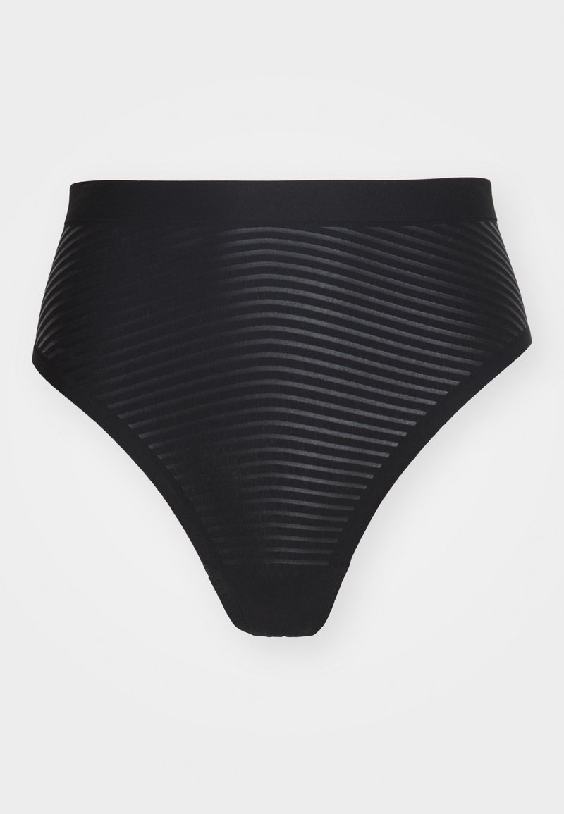 Spanx SPANXSHAPE™ INVISIBLE SUPIMA® COTTON THONG - String - very black ...
