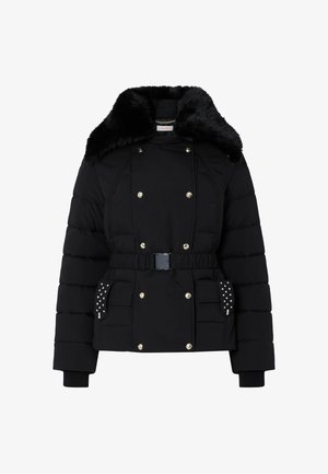 LIU JO, LIU JO PADDED JACKET WITH BELT - Veste d'hiver - black