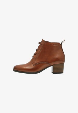 Tamaris MIT TOUCH-IT - Bottines à lacets - cognac