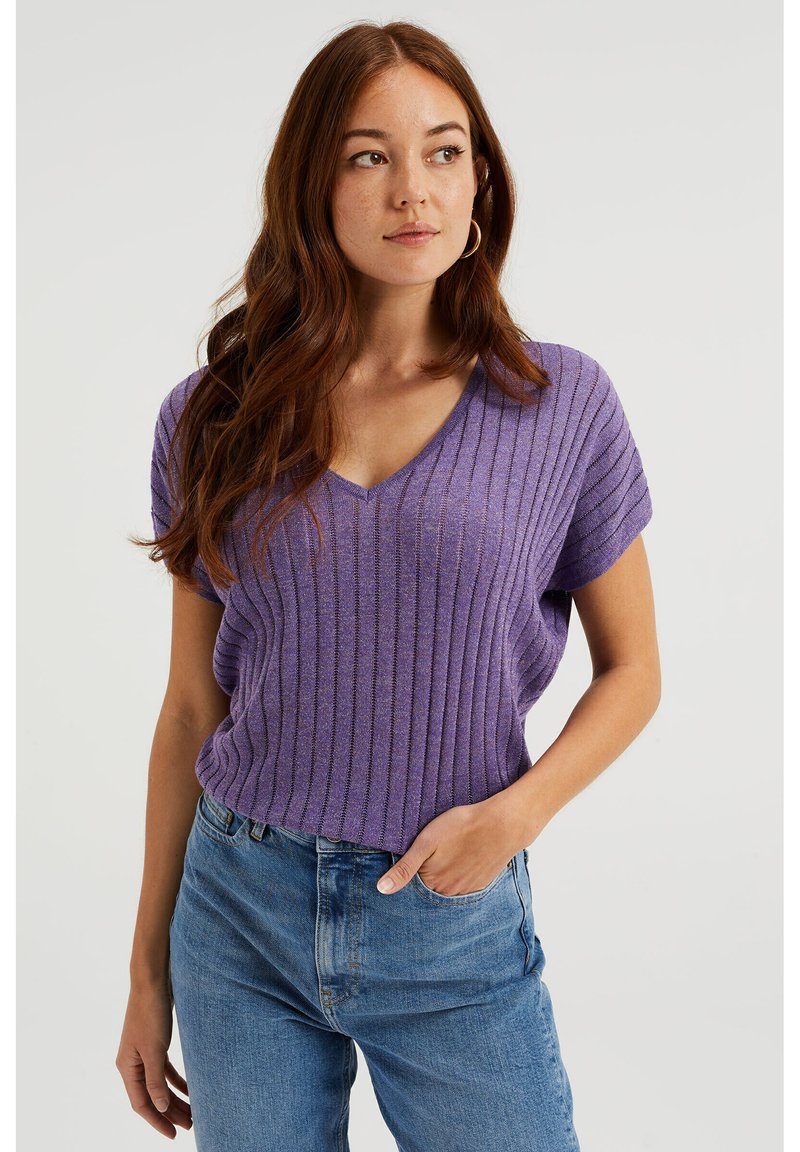 WE Fashion TShirt print violet/flieder Zalando.at