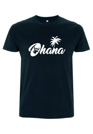 DISNEY LILO & STITCH SILLHOUETTE OHANA UNISEX - T-shirt z nadrukiem