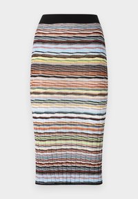 LONG SKIRT - Pliiatsseelik - multicolor/blue tones