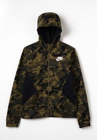 Nike Performance Felpa con zip - khaki