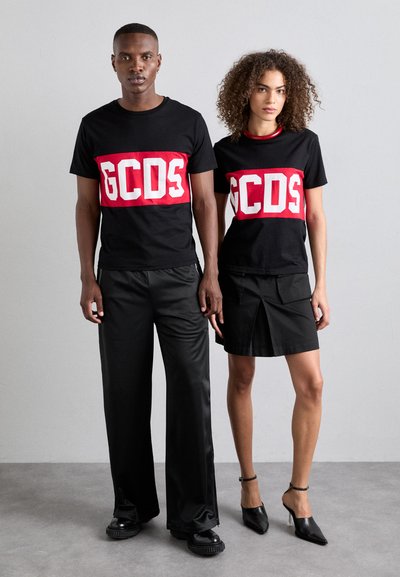 GCDS UNISEX czarny