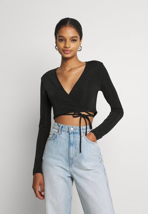 JOELLA - Camiseta de manga larga - black