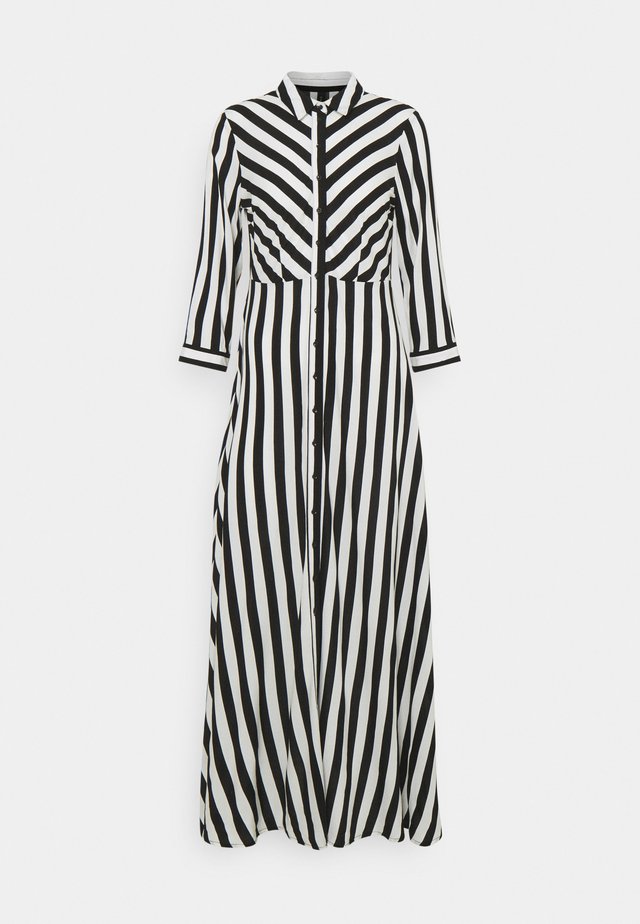 YASSAVANNA LONG DRESS - Maxikleid - black/ white stripes