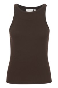 DREW LOGO TANK - Tops - dark brown