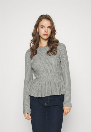 ONLY Petite ONLFIA KATIA  - Pulover - medium grey melange
