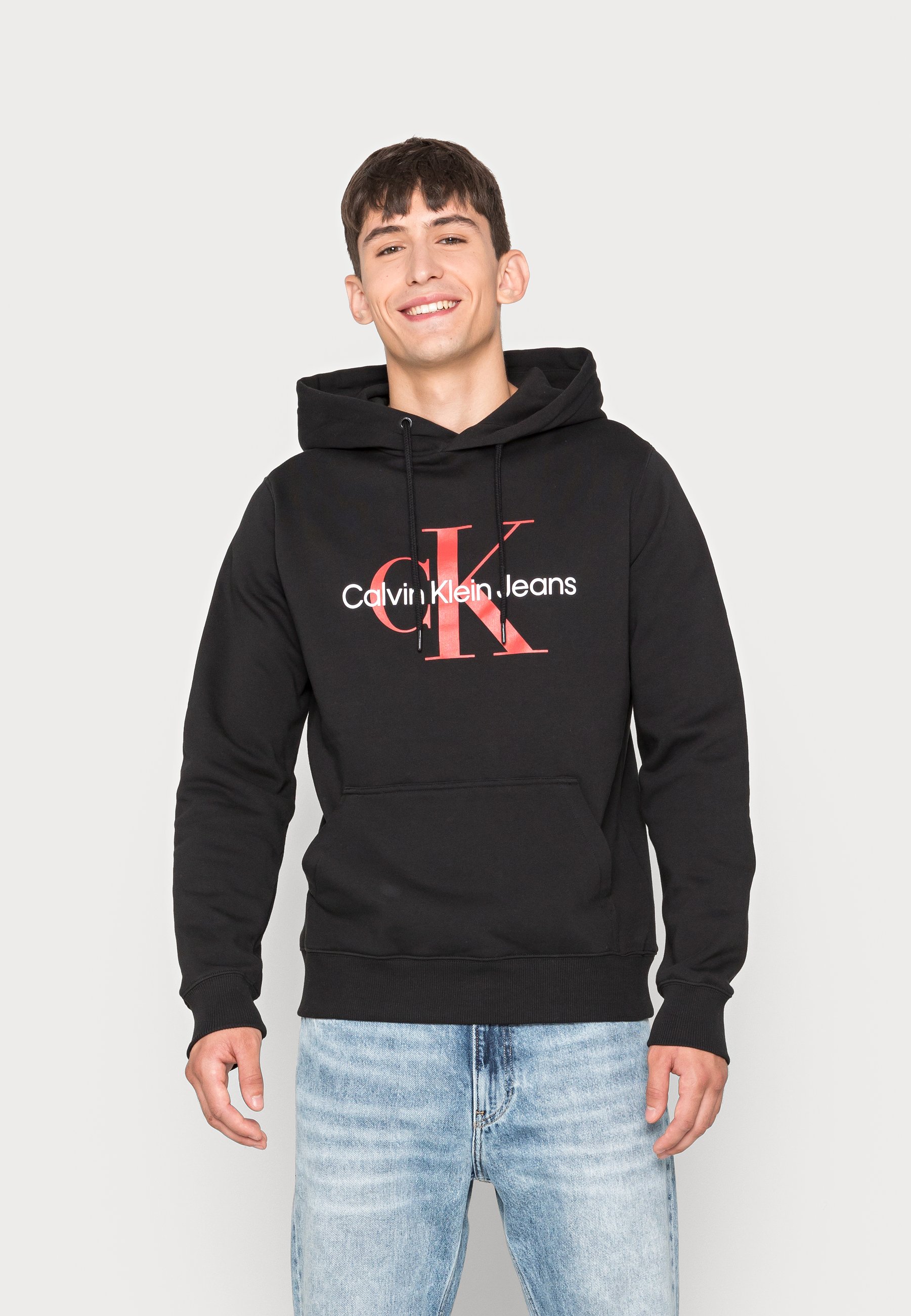 calvin klein grey zip up
