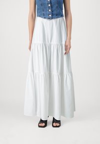 Vero Moda - VMTILDA SKIRT - Maksi svārki - bright white Miniatūras attēls 1