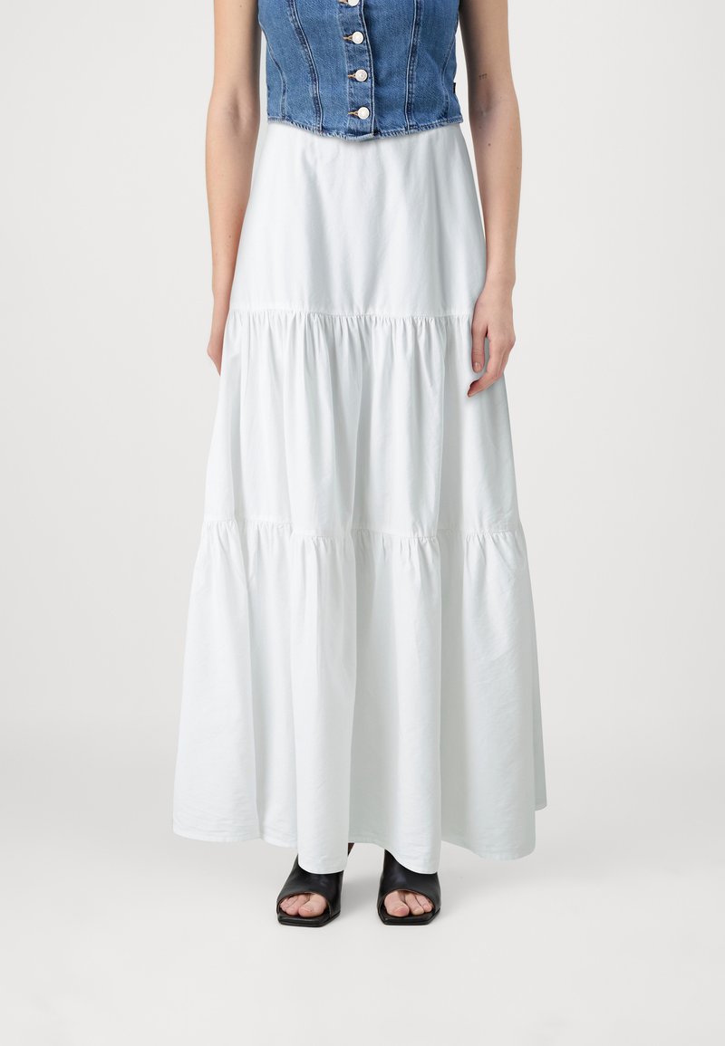 Vero Moda - VMTILDA SKIRT - Maksi svārki - bright white, Palielināt