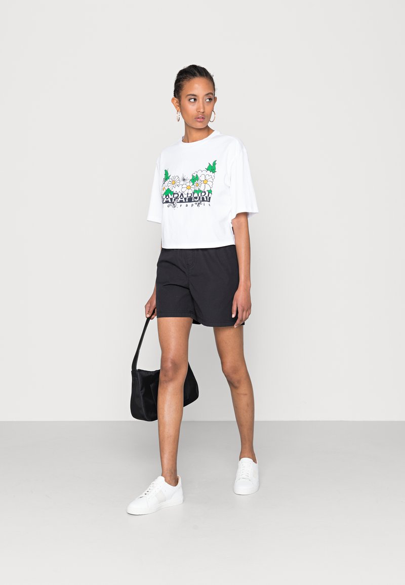 Damen T-Shirts | Napapijri S-VENY CROPPED T-Shirt print bright white/weiß - ZB70157 Damen T-Shirts | Napapijri S-VENY CROPPED T-Shirt print bright white/weiß - ZB70157