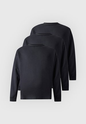YOURTURN by Zalando, UNISEX BOXY FIT - Блуза с дълги ръкави - black