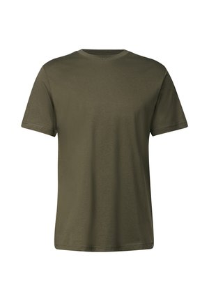 Street One MEN, BASIC T-SHIRT IN UNIFARBE - T-shirt basique - grün
