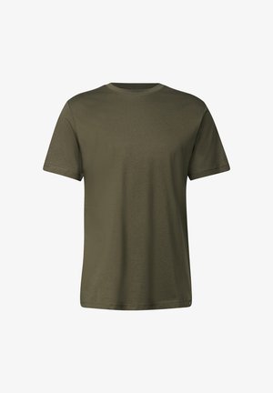 Street One MEN, BASIC T-SHIRT IN UNIFARBE - T-shirt basique - grün