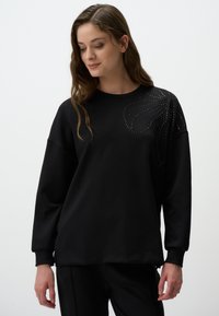 EMBELLISHED - Sweater - black
