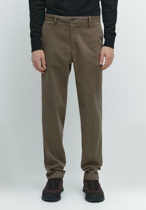 MICRO-TEXTURED - Kalhoty - dark green