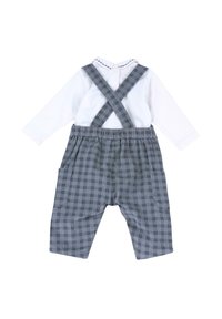 Chicco OUTFIT SET - Hängselbyxor - grey