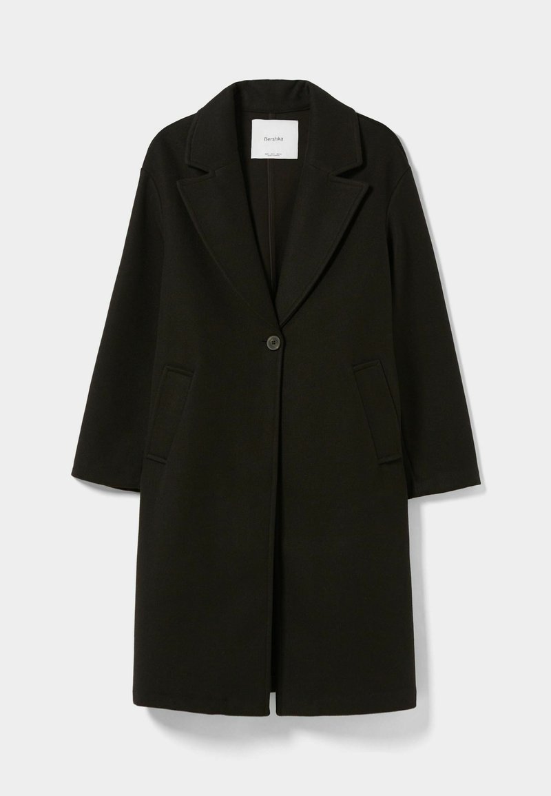 Bershka Mantel zwart