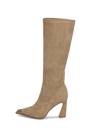 Bottines à talons hauts - taupe