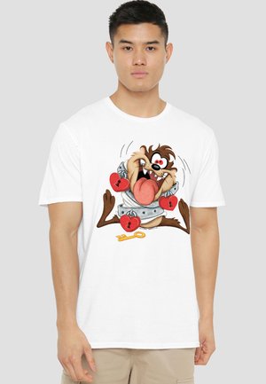 Cotton Soul, TAZ LOVE LOCKED VALENTINE'S DAY - Print T-shirt - white