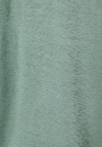 Světlý zelený materiál se jemnou texturou, který má hladké, rovnoměrné tkaní a decentní lesk. Zobrazeno z blízka pro zvýraznění detailů.