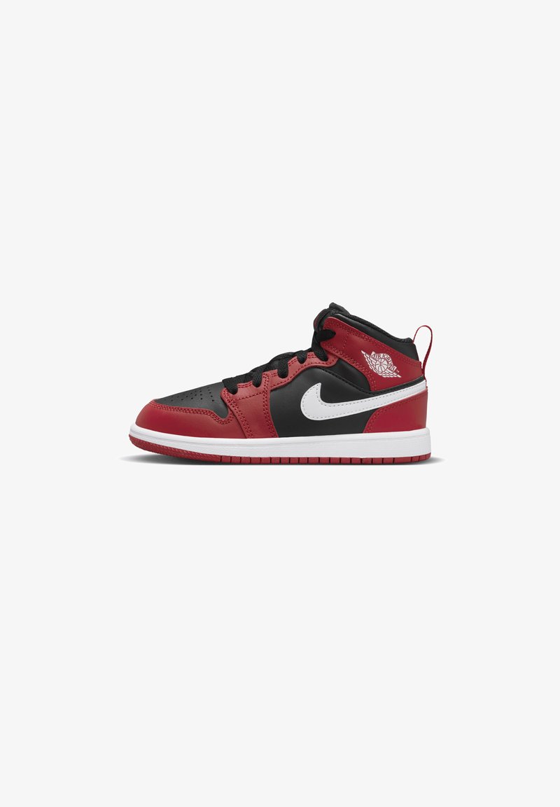 Jordan JORDAN 1 MID UNISEX - High-top trainers - black gym red white