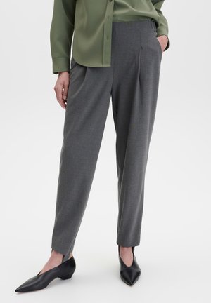 someday., TAPERED FIT HIGH RISE - Trousers - featherstone melange