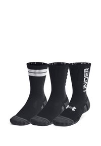 3PK CREW - Träningssockor - black black white