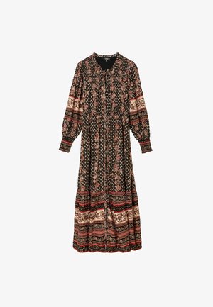 FatFace, PETITE FIT - MAXI DRESS - Vestito lungo - black linear sketch floral