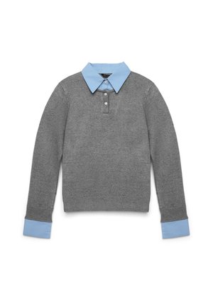 Calliope, MAGLIA TINTA UNITA - Jumper - grigio melange