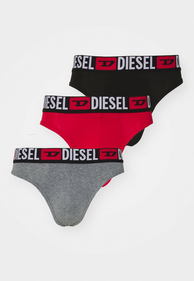 Diesel RICK-D-CORE-3 PACK - Stringtrosa - black/grey/red/svart - Zalando.se