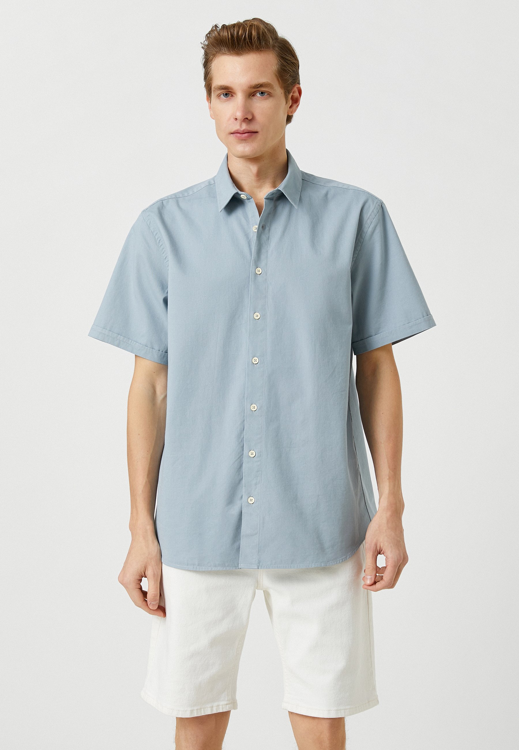 Koton CLASSIC - Camicia elegante - black/nero