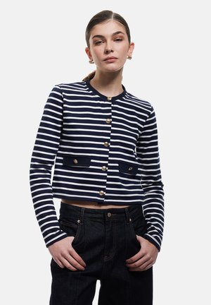 Koton STRIPED - Vest - dark blue