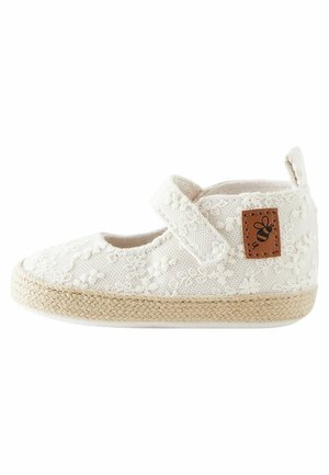 MARY JANE EMBROIDERED REGULAR FIT - Babyskor - ecru cream