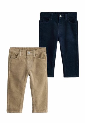 Next, REGULAR FIT - CORDUROY TROUSERS 2 PACK - Stoffhose - navy stone